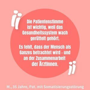 Patientenzitat: Das Gesundheitssystem gehört wachgerüttelt